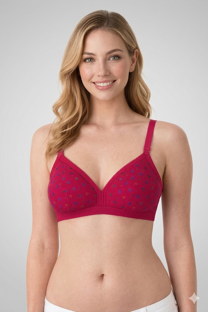Printed Jersey Bra